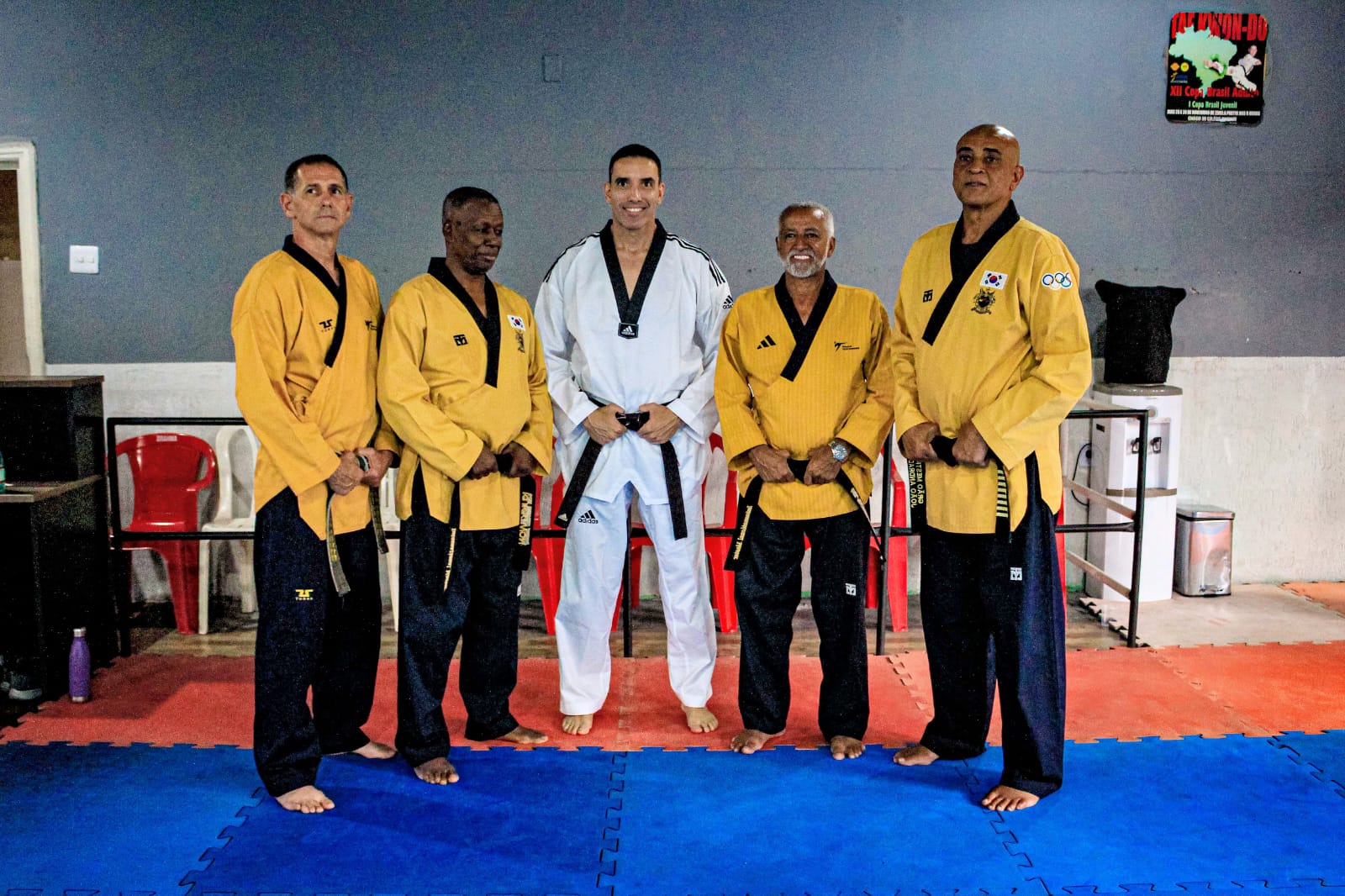 Mestre Alysson na cerimônia de graduação 6º Dan